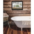 thumbnail image 2 of Trendy Decor 4U "Fluffy Towels" Framed Wall Art, Modern Home Décor Black Framed Print for Living Room, Bedroom & Farmhouse Wall Decoration by Pam Britton 18"x14", 2 of 2