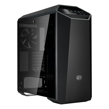 MasterCase Maker 5 Mid-Tower Compuer Case with FreeForm Modular System, Upgraded I/O with 3.0 Type C, Magnetic LED Strip, Magnetic Paneling, Sound Supression, and Cooling Bracket