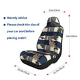 thumbnail image 2 of Car Seat Covers Are Protected From Dust And Spillage And Elastic Straps Are Easy To Install For Easy Car Suv Truck Delivery Plaid Fall Camo Royalblue_2 1, 2 of 8