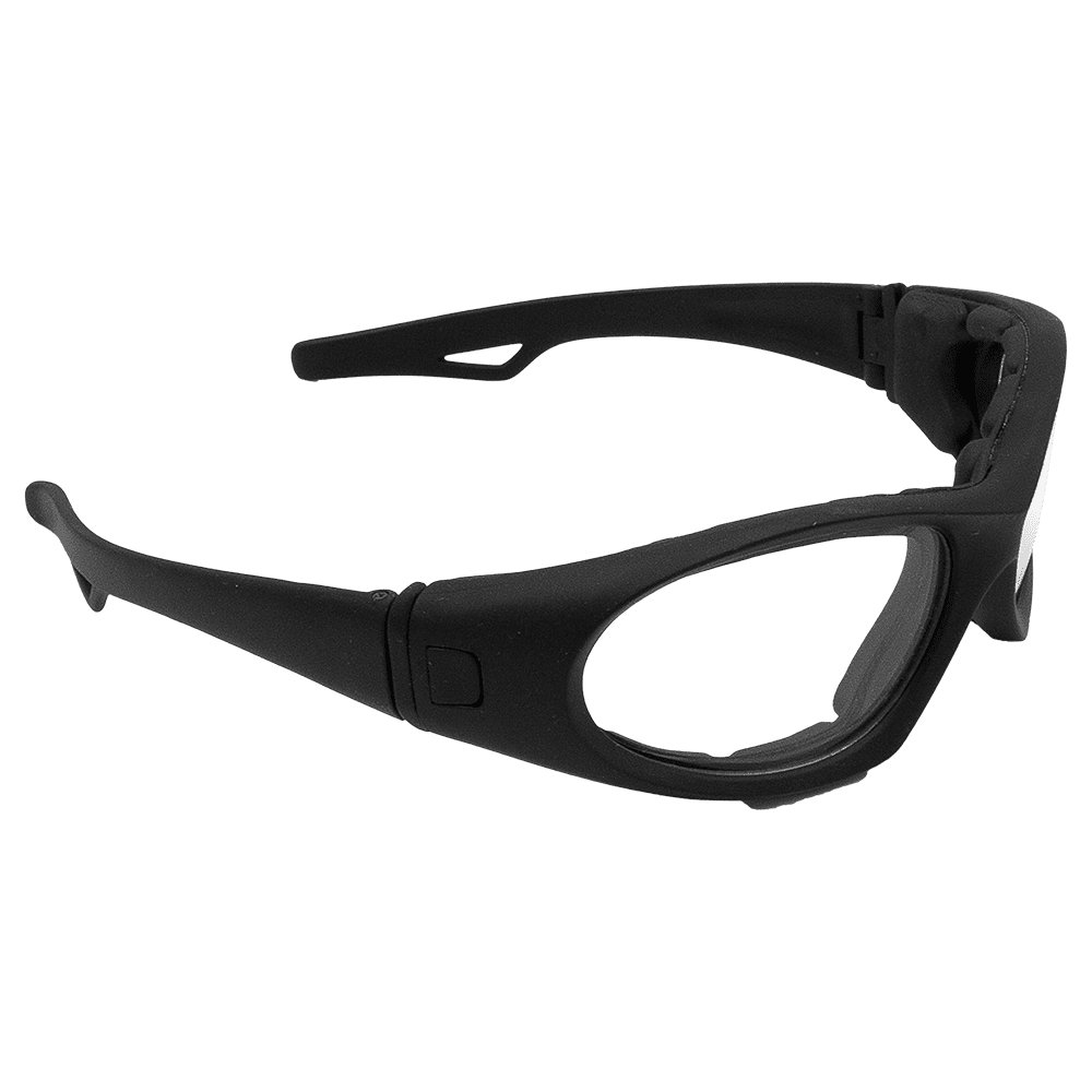 Zenport SG2661 Wrap-Around UV Coated Hybrid Safety Glasses, Black - 3 Pack