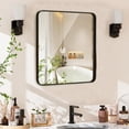 thumbnail image 7 of EDX Bathroom Mirror 24"x 30" Wall Mirror with Rectangular Metal Frame, Black, 7 of 7