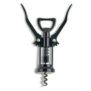Thyme & Table Stainless Steel Winged Corkscrew, Black