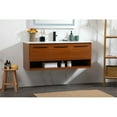 thumbnail image 2 of Elegant Decor Roman 48" Aluminum Alloy MDF Single Bathroom Vanity in Teak, 2 of 8