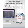 thumbnail image 4 of FANZC-Vaydeer Ultra Slim Mouse Mover, Air 3 Mouse Jiggler with Adjustable Interval Timer, Undetectable & Noiseless, Simulates Realistic Mouse Movement, Driver-Free for Keeping The PC Active (Bright G, 4 of 4