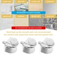 thumbnail image 3 of PTOOTP 20Pcs Shelf Clip Glass Retainer Clamp Zinc Alloy Silver Mirror Fixing Hardware Set, 3 of 6