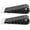 Black, variant on Monyance security door stopper Black Door Stoppers for Carpet & Tile Floors - 2pcs(5.31X1.97X1.18Inches)