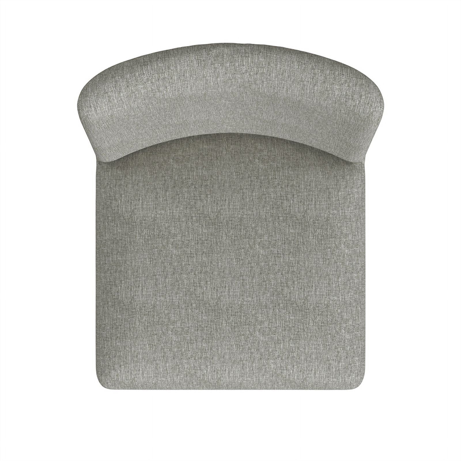 HomePop Mid-Back Upholstered Dining Chair, Gray