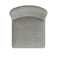 thumbnail image 6 of HomePop Mid-Back Upholstered Dining Chair, Gray, 6 of 9