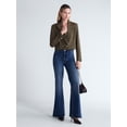 thumbnail image 2 of Scoop Women's and Women's Plus Ribbed Back Blazer, Sizes XS-4X, 2 of 6