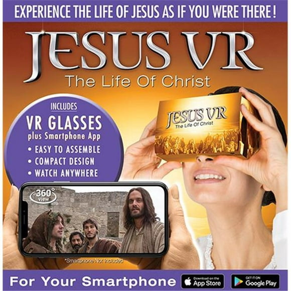 New Day Christian Distributeurs 159130 Jesus VR la Vie de Christ DVD - Réalité Virtuelle