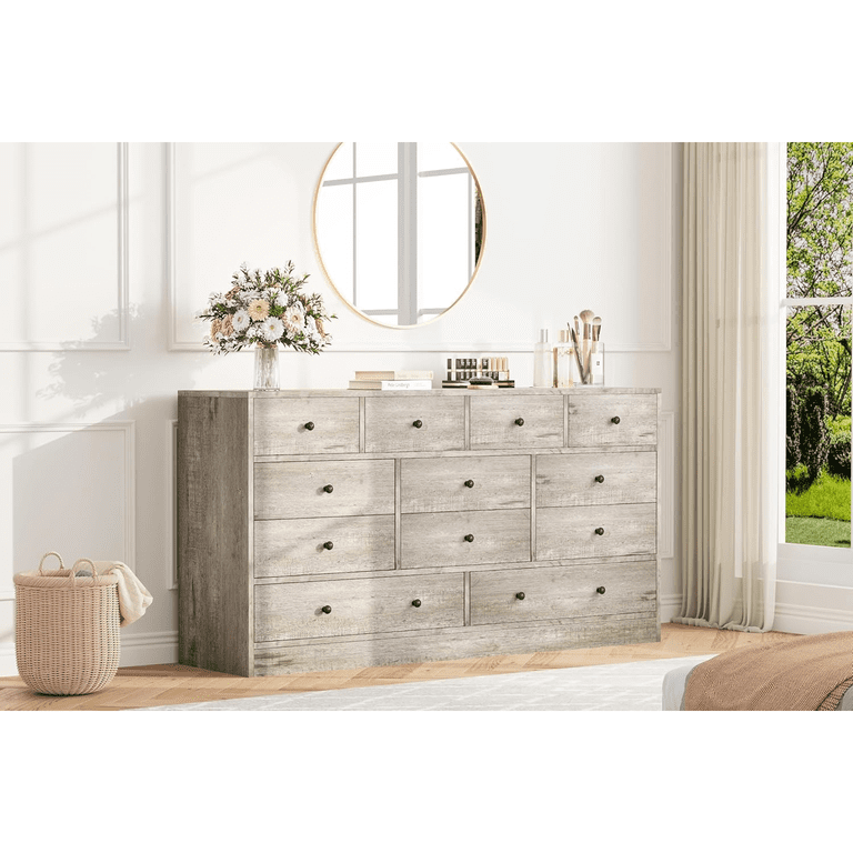 12 Drawer Dresser for Bedroom, 61 Inch Dresser with Power Outlet, Modern Chest of Drawer, Wood Triple Wide Drawer Organizer Cabinet for Bedroom, ... 12 Drawer Dresser for Bedroom, 61 Inch Dresser with Power Outlet, Modern Chest of Drawer, Wood Triple Wide Drawer Organizer Cabinet for Bedroom, ...