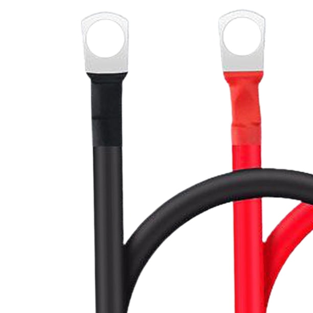 Lot De 2 Câbles De Batterie 5 AWG – Noir Et Rouge, Pour Voiture, Bateau, Usage Marin