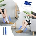 thumbnail image 4 of HSHDLDF Sock Aid Kit- Easy to Put on Take Off Socks Support Stocking Aid Light and Easy to Wear Shoe Horn with Hooks Suitable for Independent Living Aids Help Put on Shoes/Socks/Sh, 4 of 7