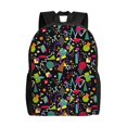 thumbnail image 1 of Balery Colorful Geometric Figures Mochila - Mochila Estilosa y Duradera para Laptop de 15 Pulgadas con Tela Oxford Impermeable, 1 of 8