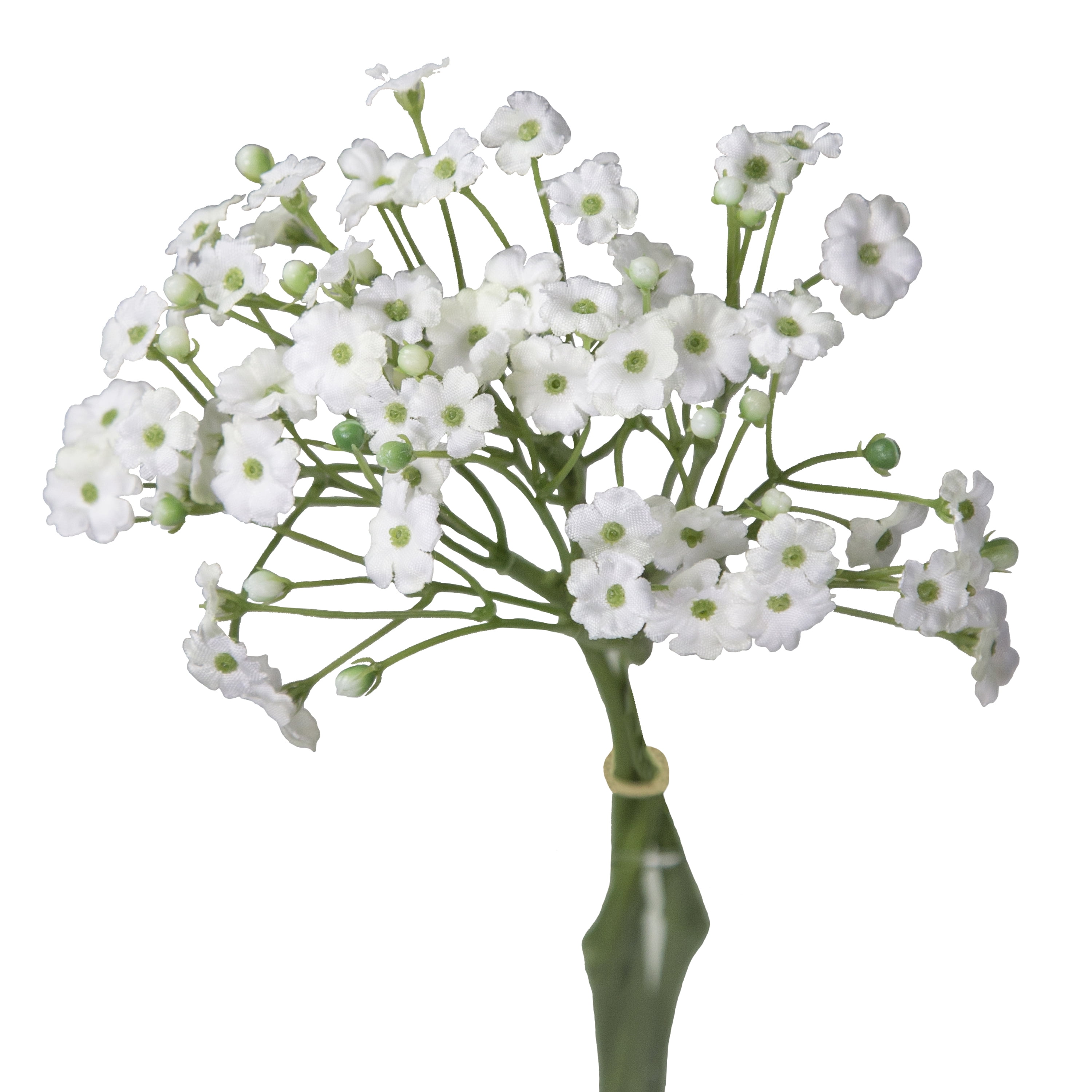 11-inch Artificial Silk White Set of 3 Baby's Breath Short Stem, for Indoor Use, by Mainstays