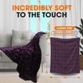 thumbnail image 4 of Cheer Collection Faux Fur to Microplush Reversible Throw Blanket, 4 of 5
