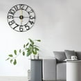 thumbnail image 3 of 24'' Large Vintage Wall Clock Battery Powered Non-Ticking Indoor Outdoor 60cm US, 3 of 12