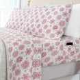 thumbnail image 5 of Sleepdown 100% Cotton Flannel Sheets Full Size Bed Sheets Set with Deep Pockets, Brushed Flannel with Elastic Fitted Sheet Set, Soft & Cozy Sheets - 4 Piece Bedding and Pillowcase set - Merry Flakes, 5 of 5