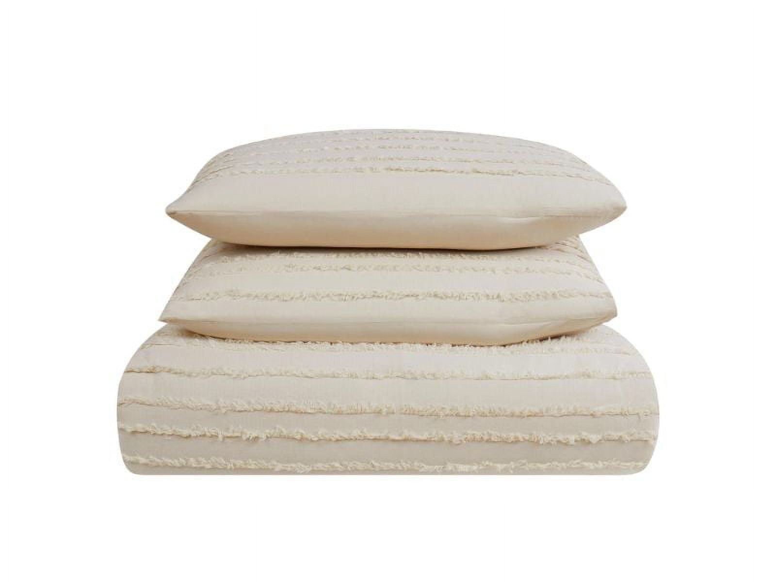 Rachel Ashwell CS2819AMFQ 1506 Prairie Textured Stripe Comforter