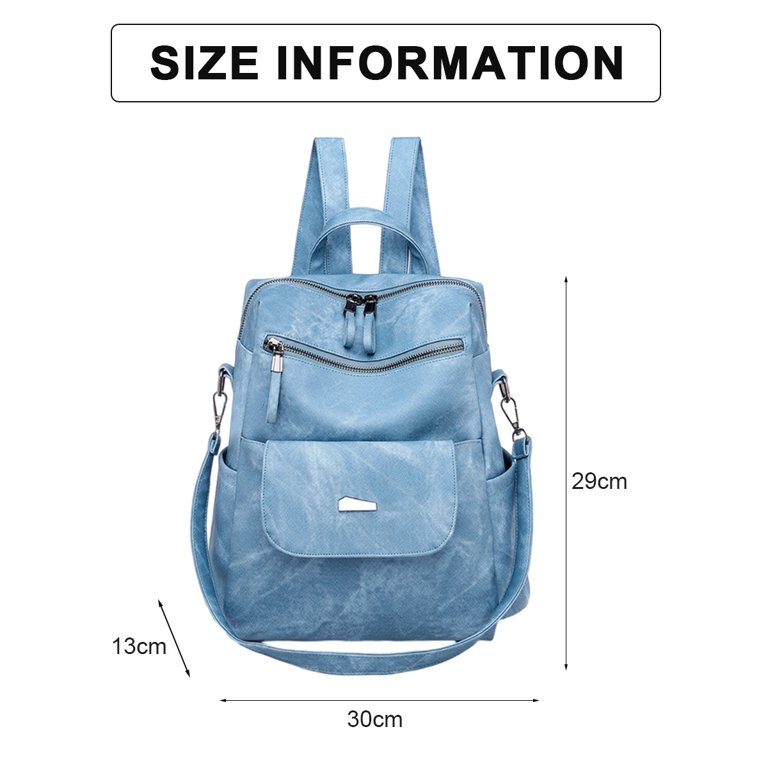 PU Leather Backpack Purse for Women Fashion Multipurpose  display picture 1