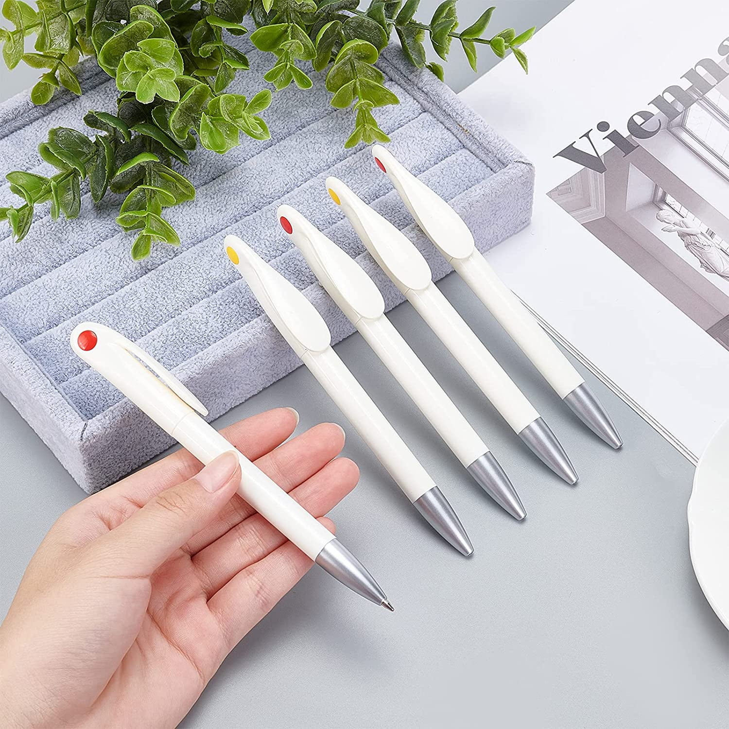 Wholesale Ballpoint Pens Sublimation Blank Ballpoint Pen White Diy  Advertising Business Heat Transfer Printing Gel Drop Delivery Office School  Dho35 From Nerdsropebags500mg, $0.99