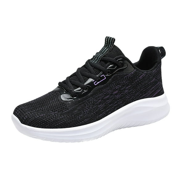 Wyzesi White Sneakers Girls Women Running Shoes Lace Up Front Sporty Sports Shoes Casual Sneakers