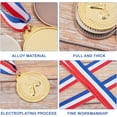 thumbnail image 4 of 1 Set 12 Packs Sport Game Medals Winner Award Sports Medals Genuine Award Medals Gold Silver and Bronze Medals Soccer Sports Medals with Nick Ribbon for Sports Soccer Games, 4 of 5