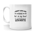 thumbnail image 2 of I'm Driving My MASERATI LEVANTE Coffee Tea Ceramic Mug Office Work Cup Gift 11 oz, 2 of 3