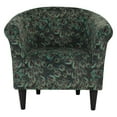 thumbnail image 3 of Fox Hill Trading Eclectic Polyester Newport Club Chair, Peacock, 3 of 7