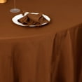thumbnail image 6 of BalsaCircle 6 Pieces 120" Cinnamon Brown Round Polyester Tablecloths Linens Party Kitchen Dining Banquet, 6 of 8