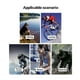 thumbnail image 4 of Guantes deportivos antideslizantes a prueba de golpes Soidarity Fitness Ciclismo rojo M, 4 of 6