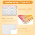 thumbnail image 3 of MasteelfCA 1 Set Blank Watercolor Tin Watercolor Sub-packing Pans Set Iron Storage Box, 3 of 7