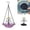 Purple, variant on Solar Cascade Hanging Bird Bath Fountain, Solar Bird Bath Fountains with Pump, Water Fountain Solar Powered Outdoor Bird Bath for Garden Patio Yard