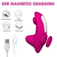 thumbnail image 3 of Birdsexy 5 Frequency Sucking & 10 Frequency Vibrating Massager with Remote Control Wearable Stimulator Toy for Women,Wearable Panty Vibrator - Rose Red, 3 of 5