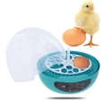 thumbnail image 4 of Mini de huevos para el hogar para clara Control de temperatura digital de incubación de pollos para huevos de aves de 3 huevos azul automático Sunnimix Mini incubadora digital, 4 of 8