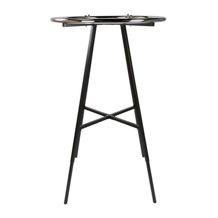 SSWBasics Black Round Clothes Rack 36" Diameter Clothing Rack Adjustable Height 48"-72" in 3" Increments Push Button Adjustable Legs Ideal Clothing Racks for Hanging Clothes