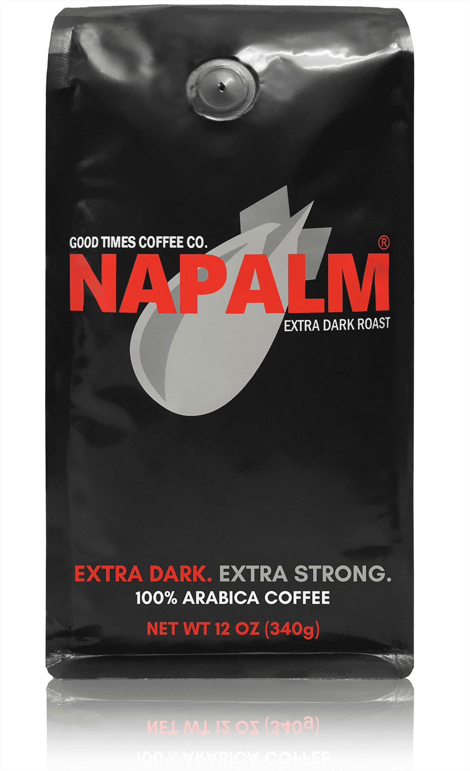 Napalm Coffee, Extra Dark Roast, Ground Coffee, 100 Arabica, 12 Ounce