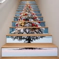 thumbnail image 4 of Self-Adhesive Stair Decals, Christmas Decoration Stair Stickers Decals Peel and Stick Vinyl Stair Risers Stickers for Steps, Xmas Tree DIY Home Decorations, 39.4'' W X 7.1'' H, 4 of 10