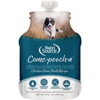 ADMC NutriSource Come-Pooch-a Bone Broth Dog Food Topper - Pack of 24
