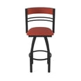 thumbnail image 5 of 860 Hunter 30" Swivel Bar Stool with Black Wrinkle Finish and Graph Poppy Seat and Back, 5 of 5
