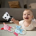 Dsseng 3pcs Baby Rattle Toys, Infant Teether Shaker Grab and Spin