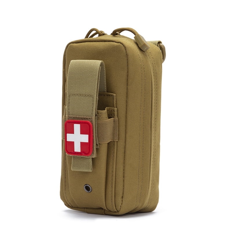 Medical Military Belt Bag Ifak First Aid Pouches Empty Medicine Backpack Organizer Mud Color