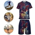 thumbnail image 4 of Game of Thrones Boys Short Sleeve T-Shirt And Shorts Outfit Set Activewear Mesh Short Set for Kids, 4 of 7