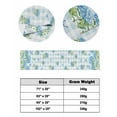 thumbnail image 6 of Xipuska Blue Floral Bed Runners for Twin Size Bed, Decorative Bed Throws for Foot of Bed, Summer Botanical Flowers Plaid Hydrangeas Bed Runner Sofa Throw Bedding Scarf Protector Slipcover for Bedroom, 6 of 6