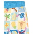 thumbnail image 4 of Disney Lilo & Stitch Baby Boys' Swimwear 2-Piece Rash Guard and Swim Trunks Set Aqua Scrump, 4 of 5