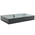 thumbnail image 3 of Large 8x4ft Raised Garden Bed - 1ft Deep Galvanized Planter - Optimal Outdoor Growing for Vegetables & Herbs, 3 of 9