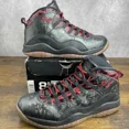thumbnail image 2 of Ni - ke Air Jordan 10 Retro DB Doernbecher Size 8.5 Black Red Men’s Sneakers OG Rare MJ, 2 of 5