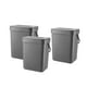 thumbnail image 1 of EKO Caddy 3 Botes de basura para cocina 3L. Cubos de compostaje para desechos orgánicos. Contenedor EKO 3X EK6011-3L-GR, 1 of 7