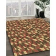 thumbnail image 3 of Ahgly Company Machine Washable Indoor Square Transitional Caramel Brown Area Rugs, 3' Square, 3 of 7