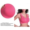 thumbnail image 4 of GEWSEY Breathable Cool Liftup Air Bra,2025 Seamless Wireless Plus Women Yoga Tops Padded Sports Bra Workout Fitness Running (Hot Pink, 42C-D/44A-D), 4 of 6